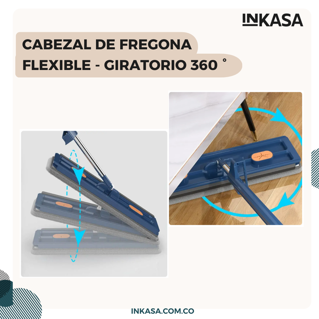 Fregona Plana Giratoria