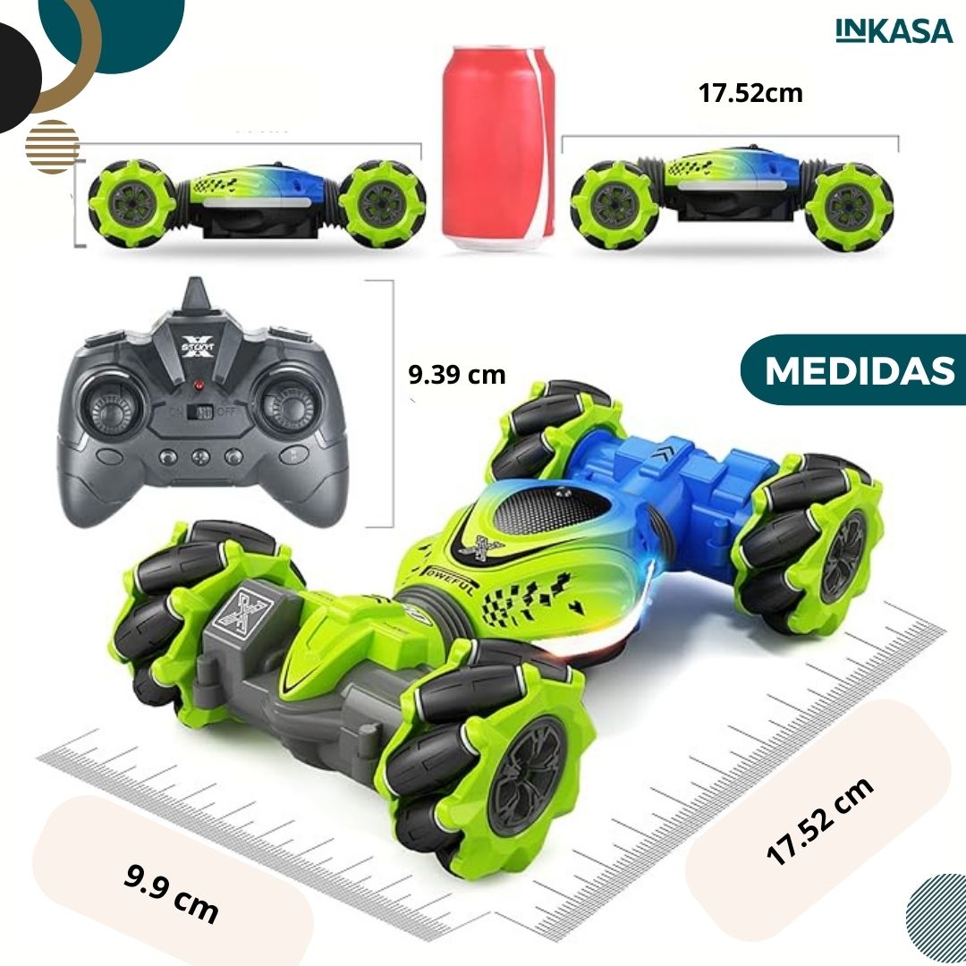 Carro acrobático con sensor 4wd a control remoto