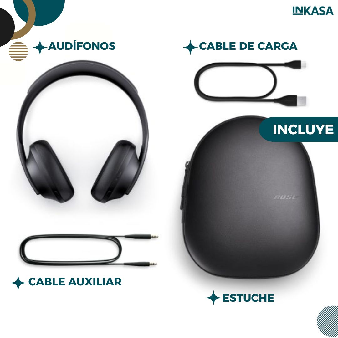Audífonos tipo Bose 700 cancelación de ruido