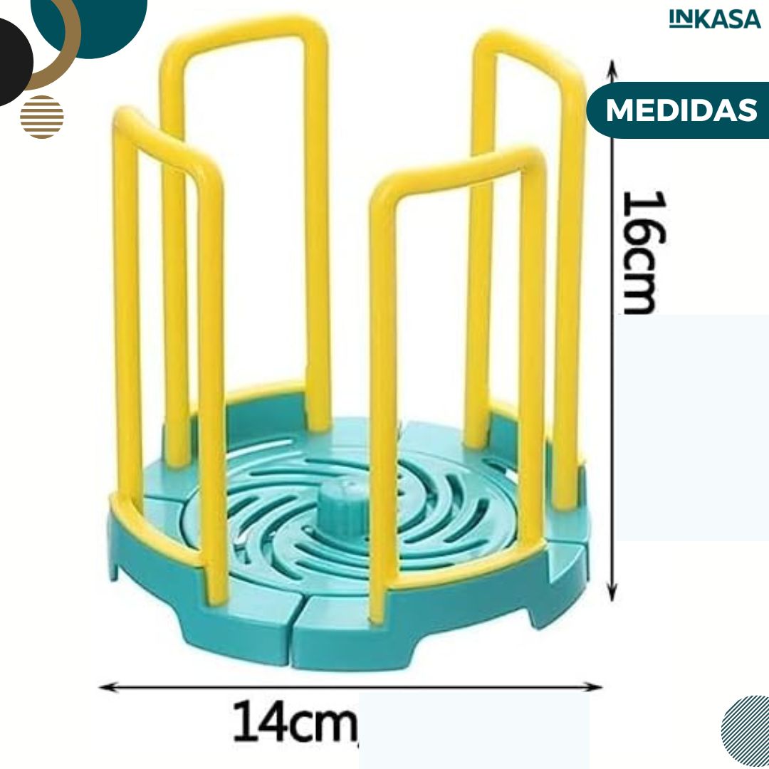 Organizador escurridor de platos expandible x 2 unds