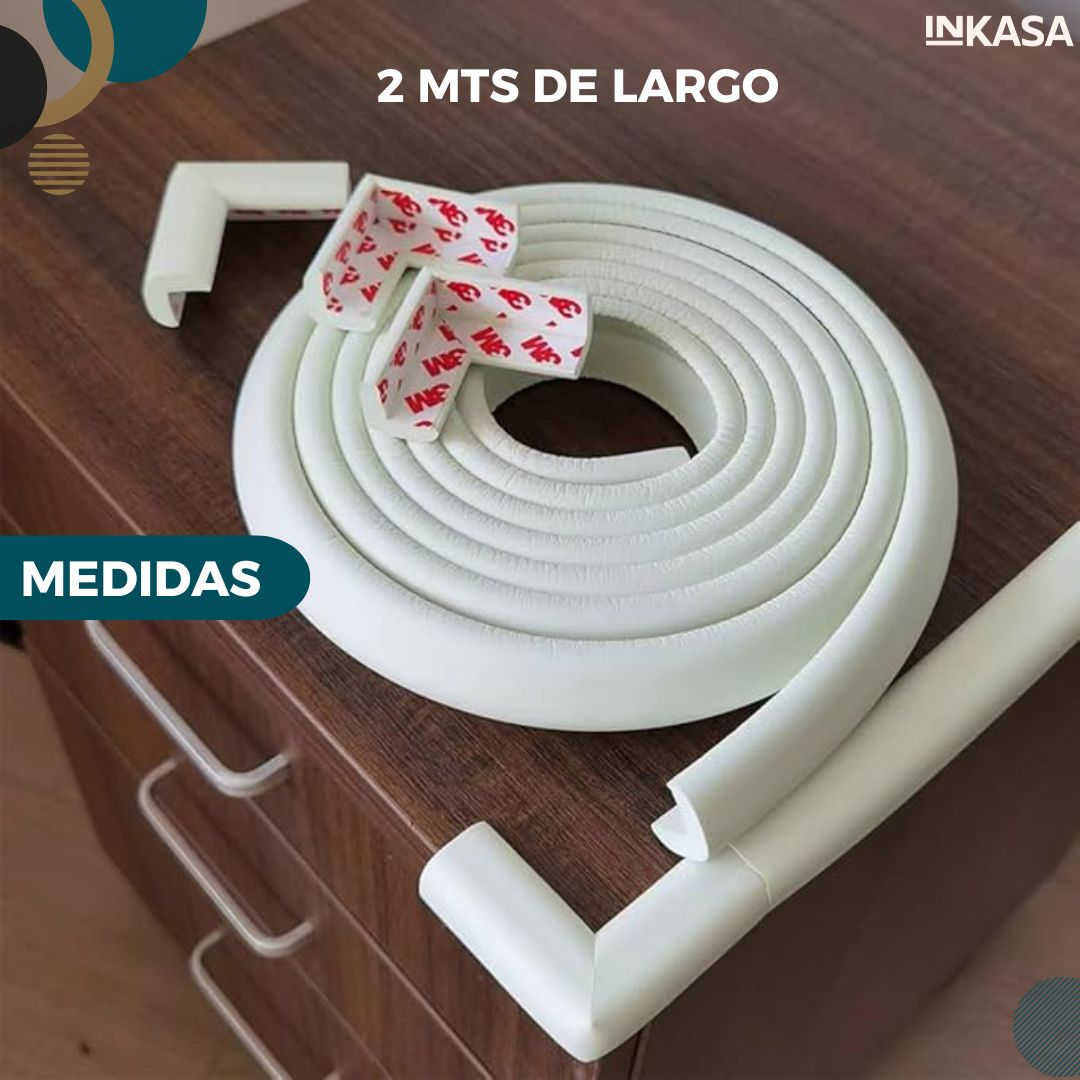 Cinta protectora de esquinas y bordes 2 mts