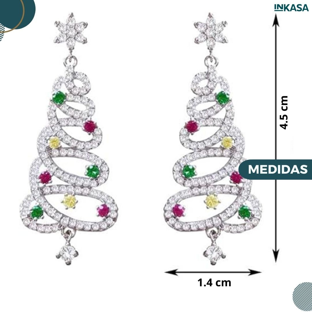 Aretes navideños
