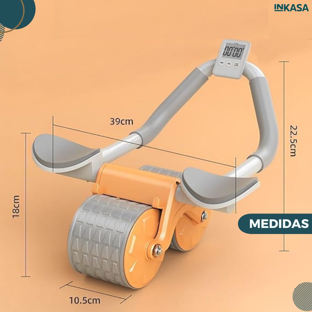 Rodillo abdominal con contador