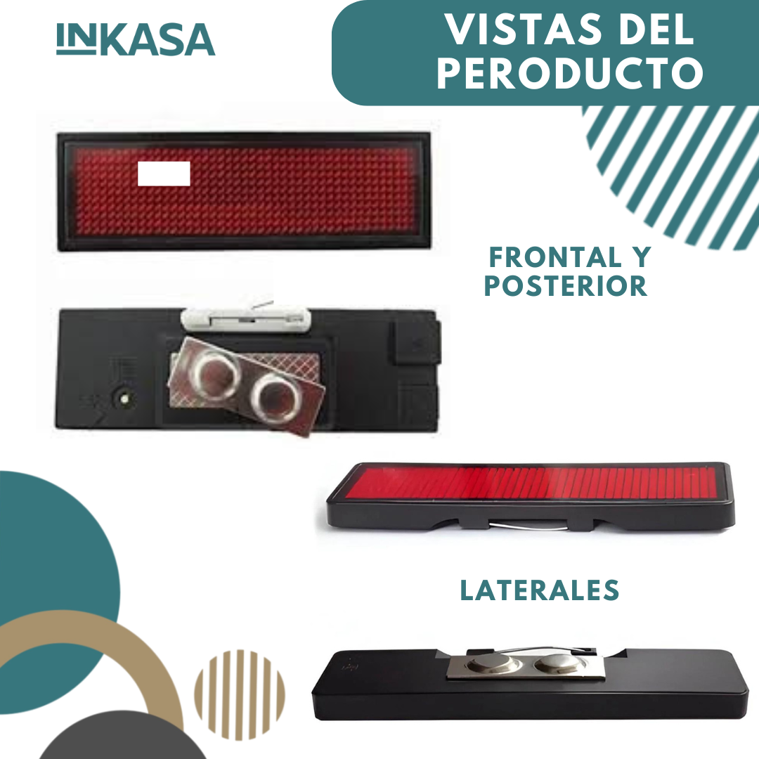 Letrero Led Personal Escarapela 4L
