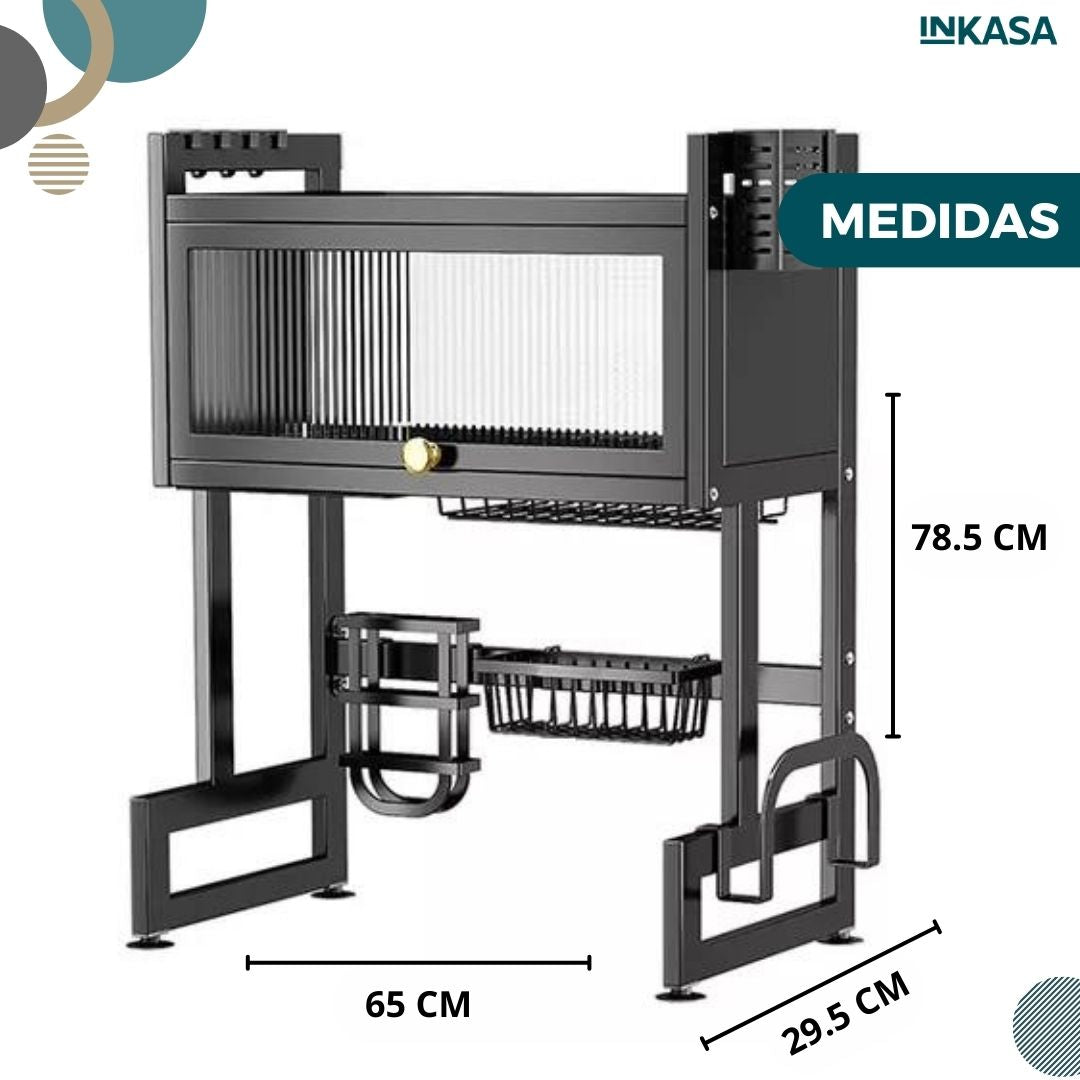 Escurridor con gabinete