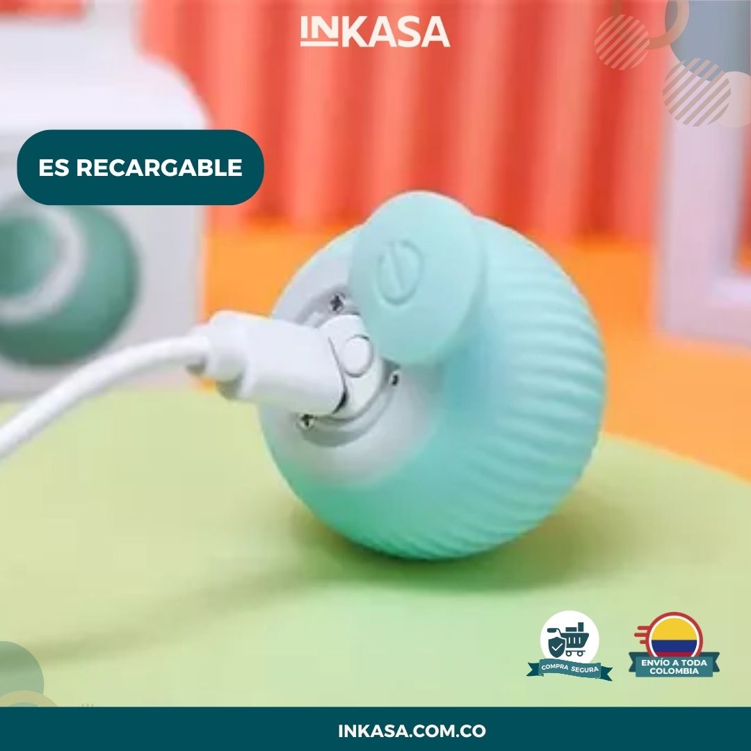 Pelota Inteligente para mascotas recargable 2X1