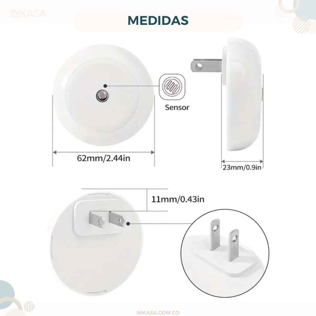 Luz Led Inalámbrica Con Sensor