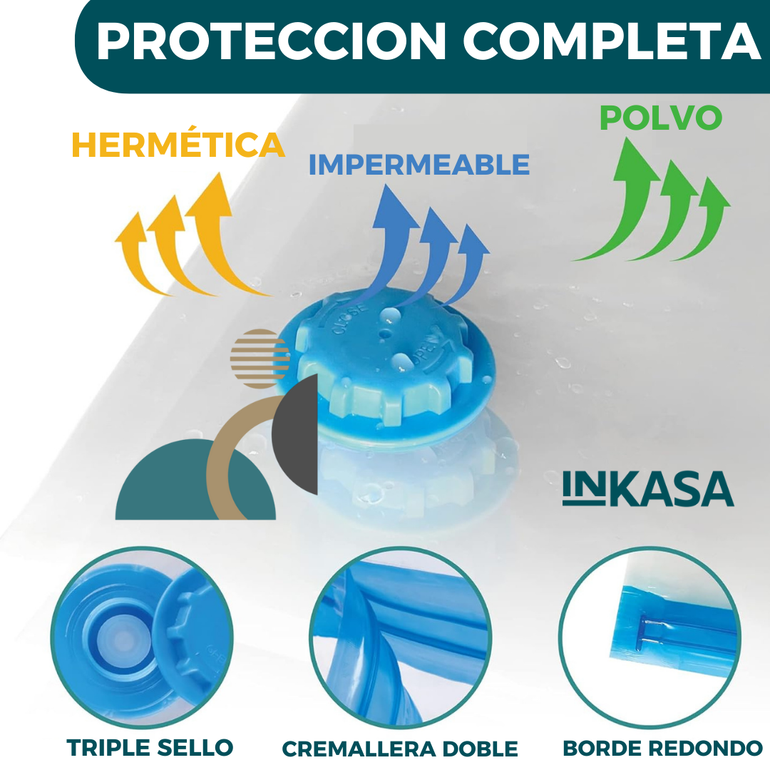 Bolsa De Empaque Al Vacio X2 Con Bomba