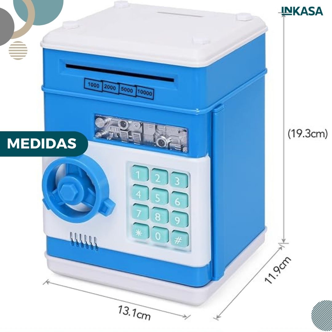 Alcancía electrónica tipo cajero automático