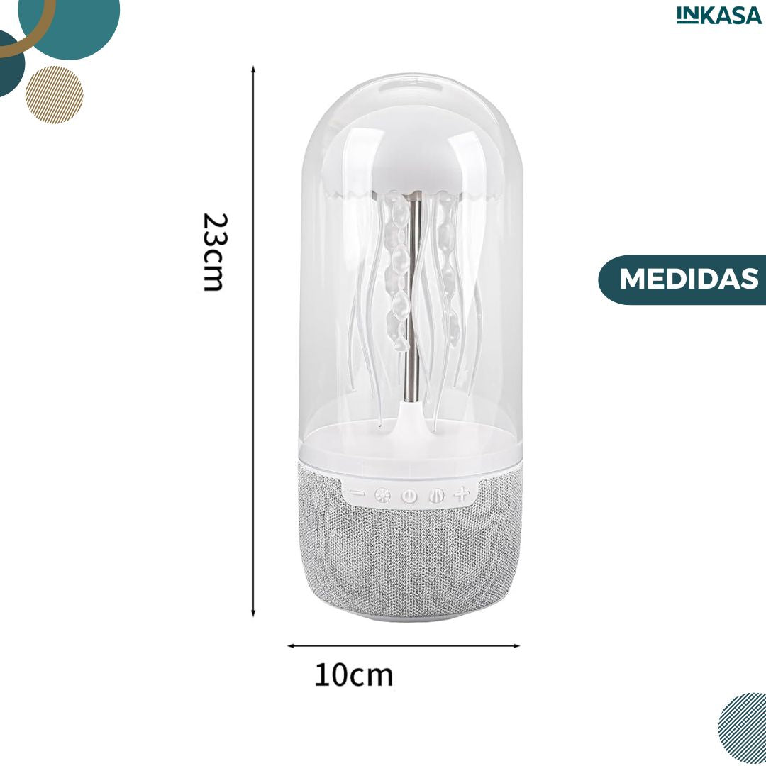 Lámpara parlante Led diseño medusa