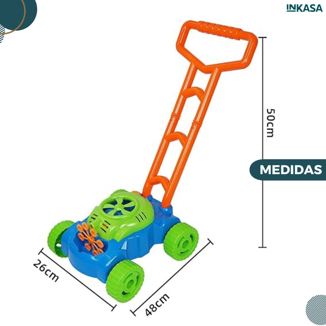 Caminadora lanzadora de burbujas
