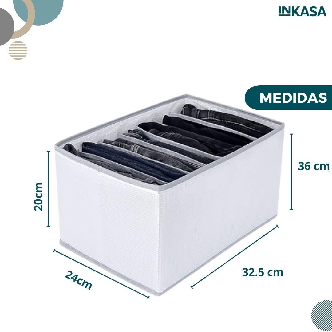 Organizador de ropa 4 unds