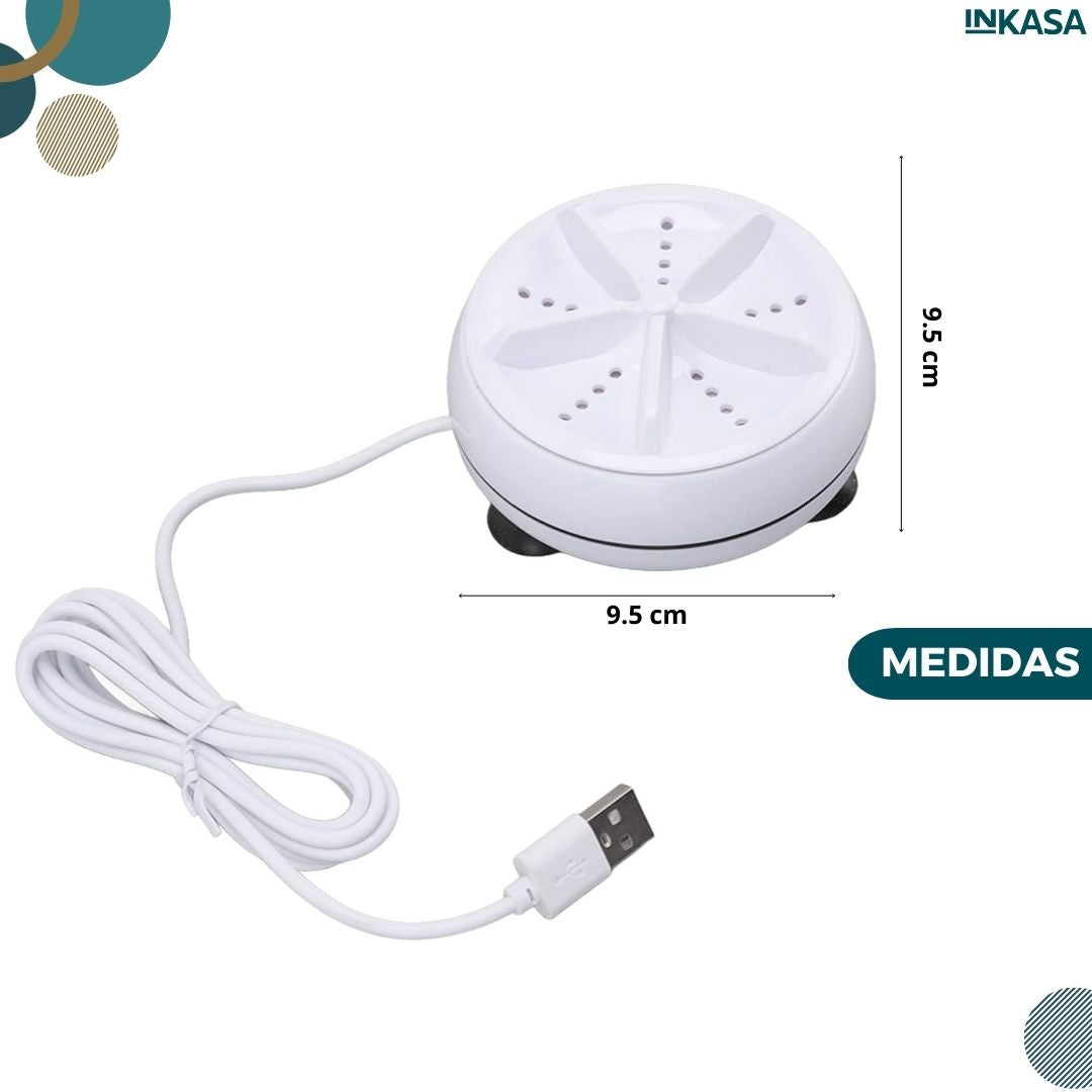 Turbina mini para lavado portátil