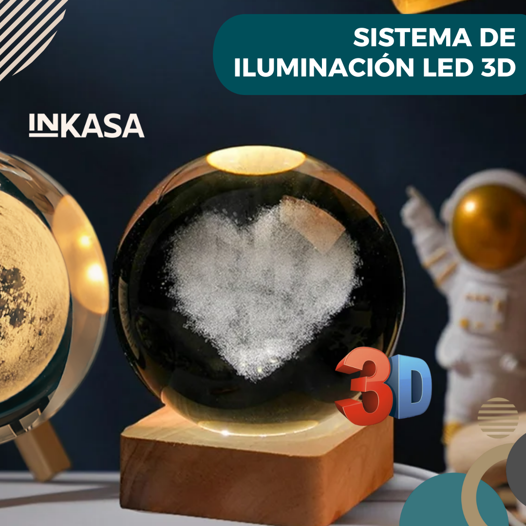 Esfera De Luces En Cristal