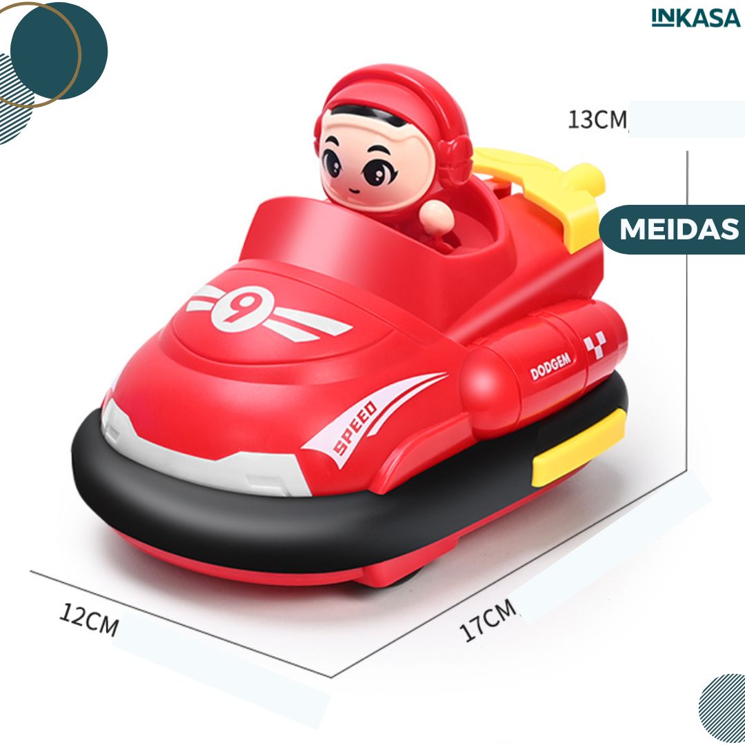 Carros chocones a control remoto