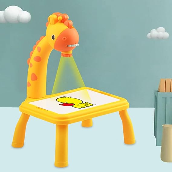 Mesa de dibujo para niños con proyector