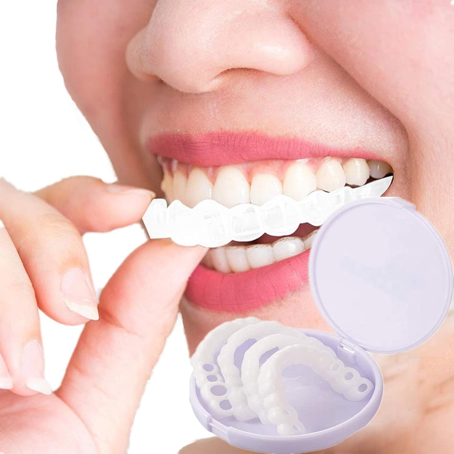 🦷🤩SmileFix PRO – Carillas Dentales Instantáneas Superior e Inferior Ajustables😁