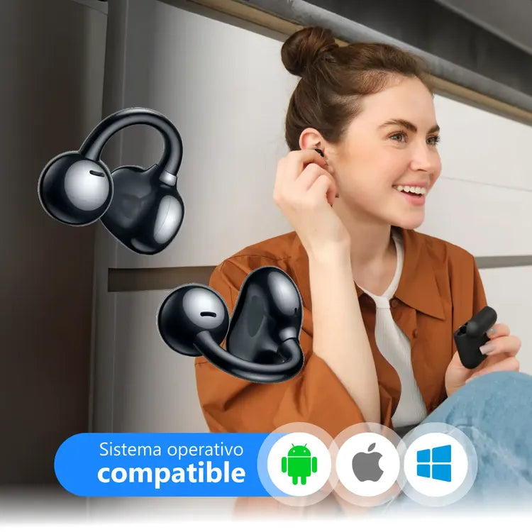 🎧Auriculares inalámbricos con clip + Suscripción GRATIS en SPOTIFY PREMIUM