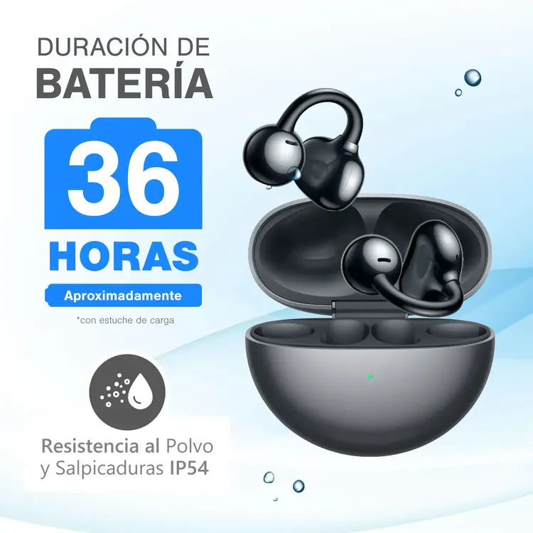🎧Auriculares inalámbricos con clip + Suscripción GRATIS en SPOTIFY PREMIUM