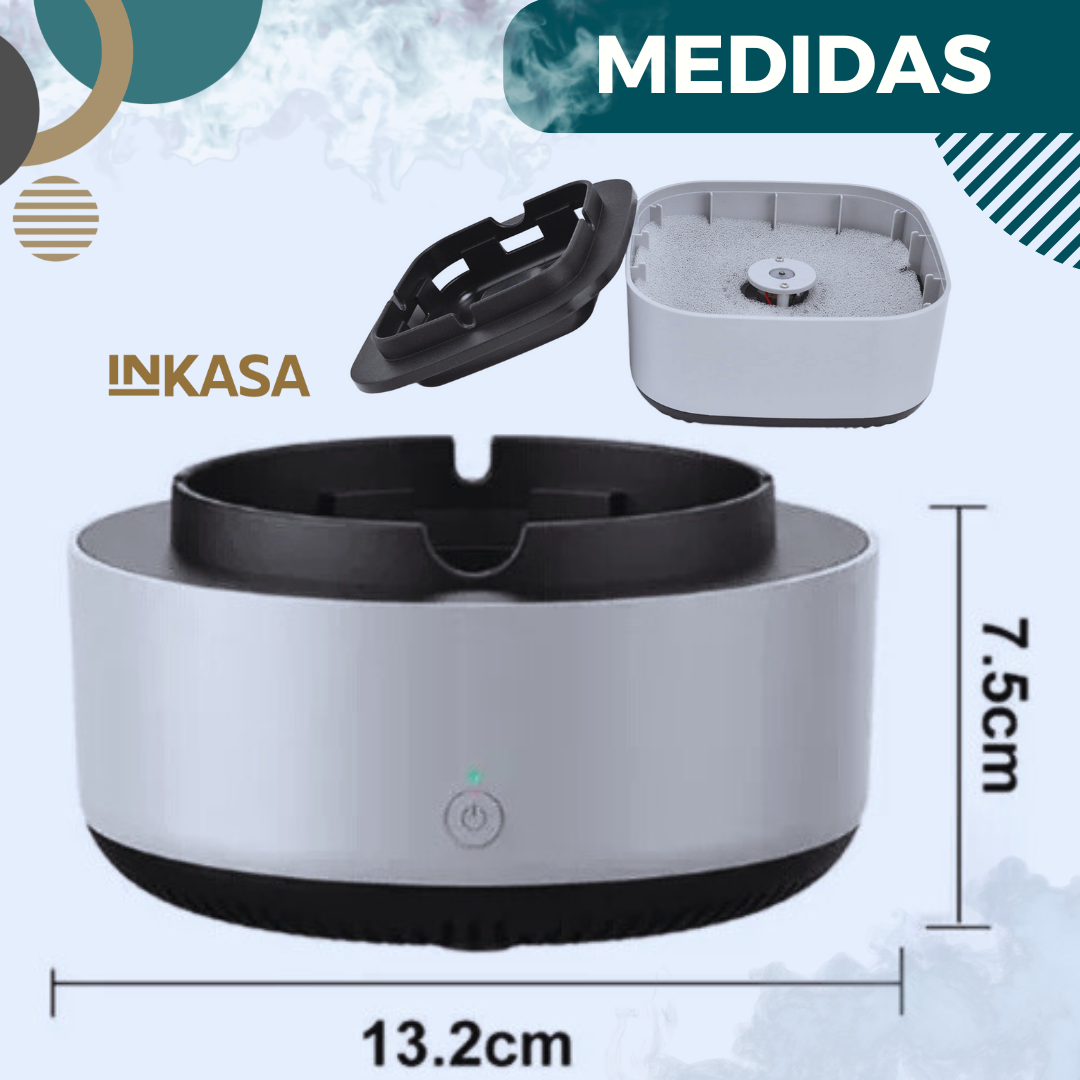 Cenicero Con Purificador De Aire