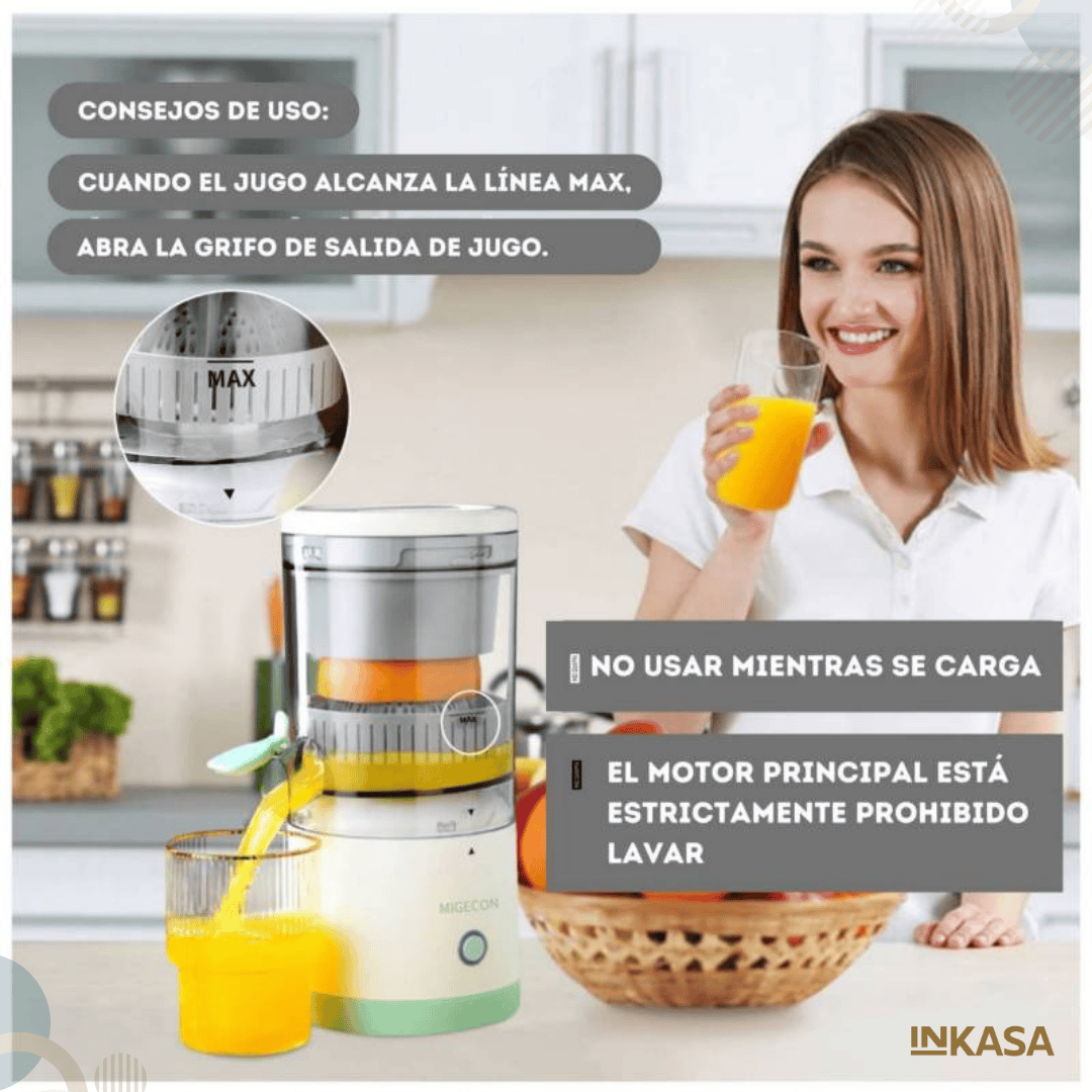Exprimidor Inalámbrico Para El Hogar
