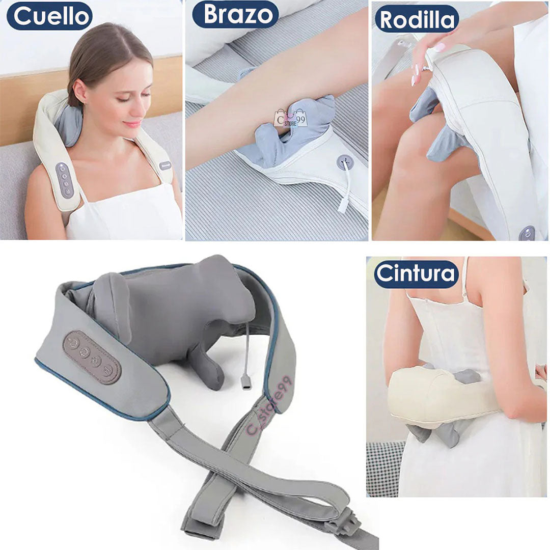 Masajeador Multifuncional 5 en 1 – Relajación, Estética y Bienestar en Casa🫨〰️