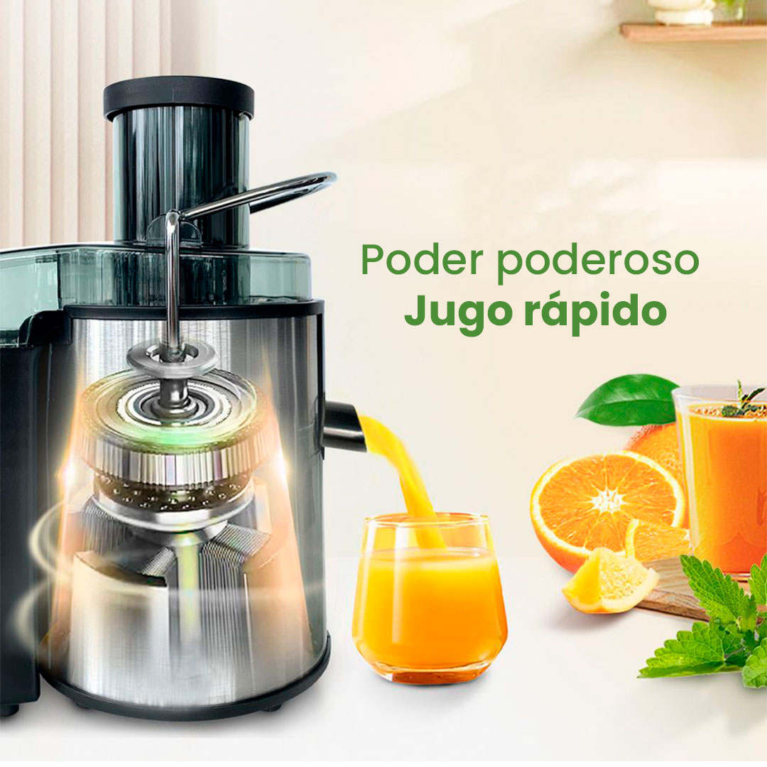 🍉🥕Extractor de Jugo Centrífugo 800W: Salud y sabor en segundos
