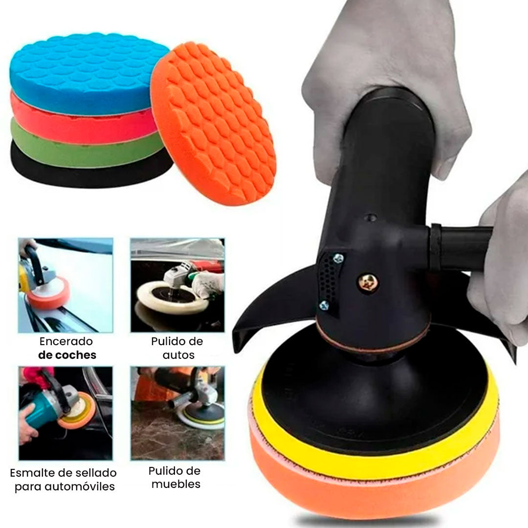 Kit de Almohadillas para Pulido – 11 Piezas para Coche, Moto y Más🚗🏍️