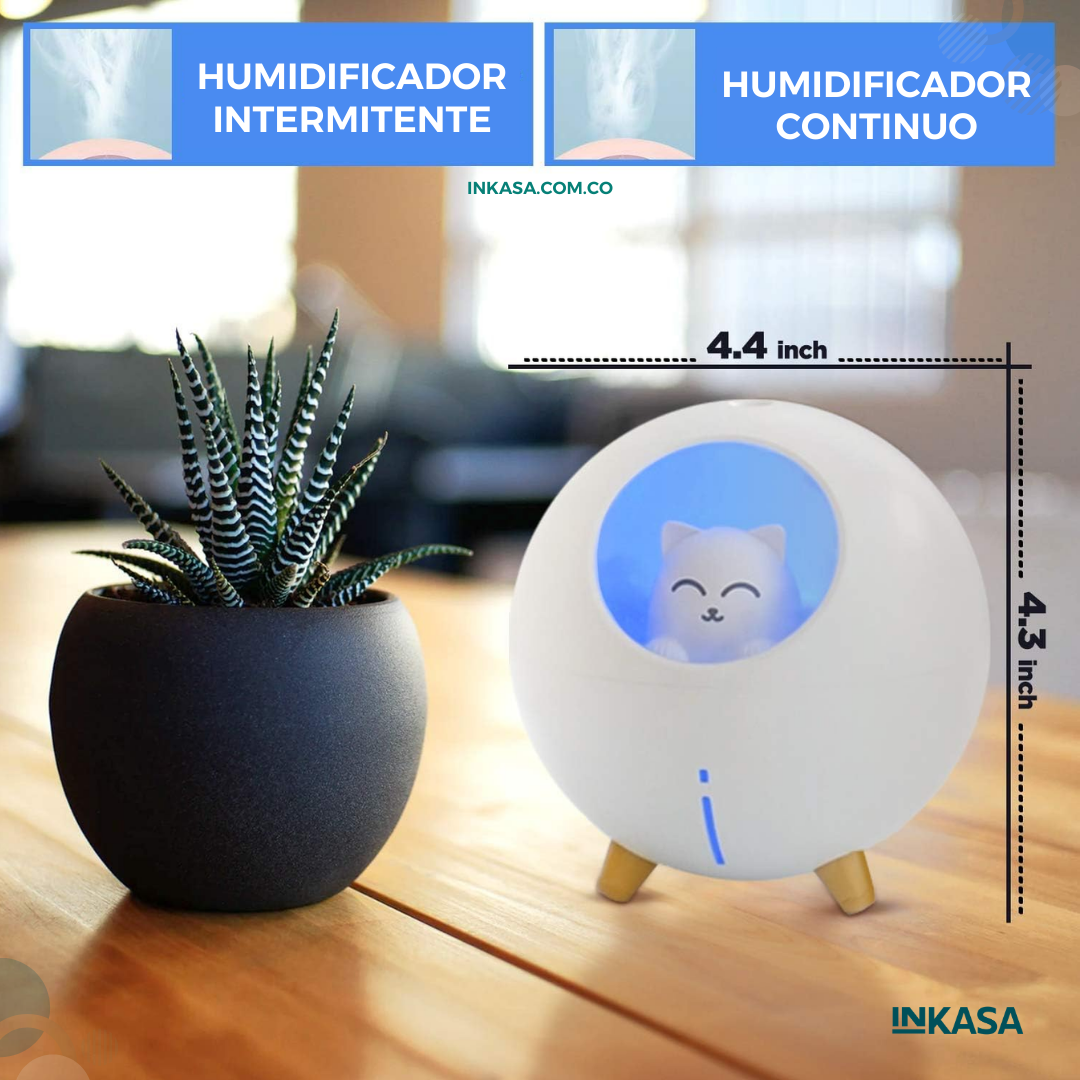 Humidificador bola de gato aromaterapia