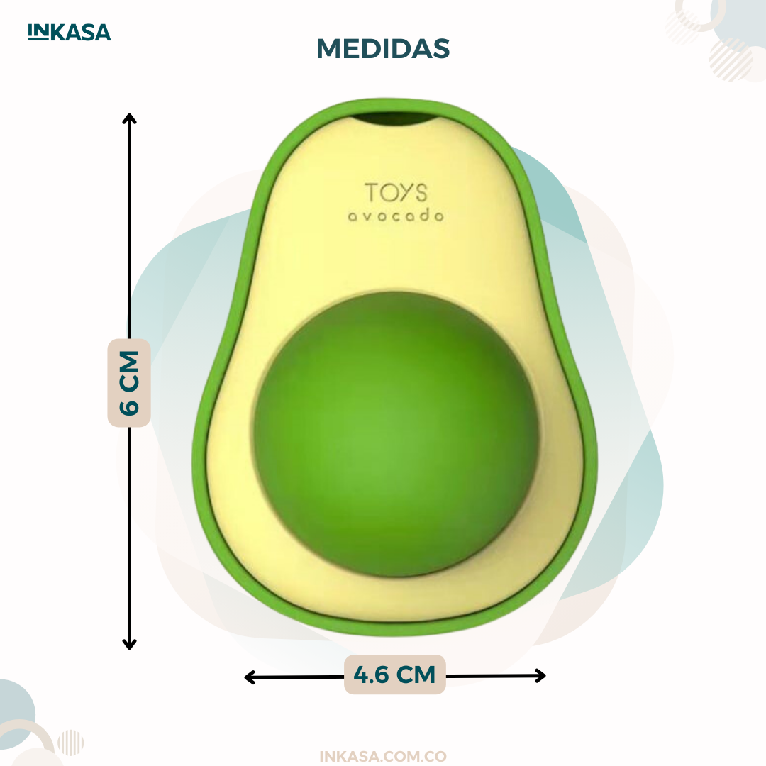 Juguete de Aguacate con Catnip Para Gatos x3 unidades