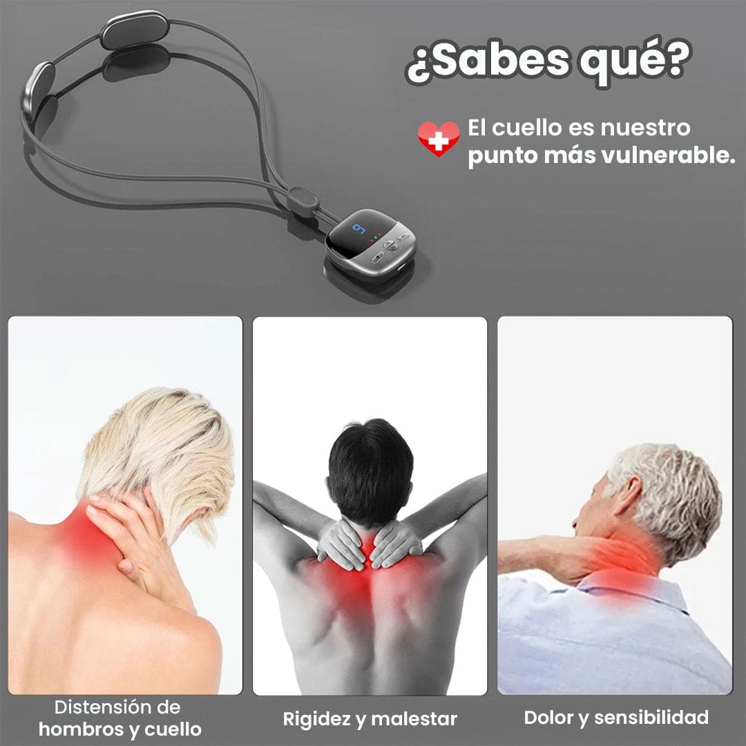 Masajeador Eléctrico Portátil para Cuello y Espalda🫨⚡
