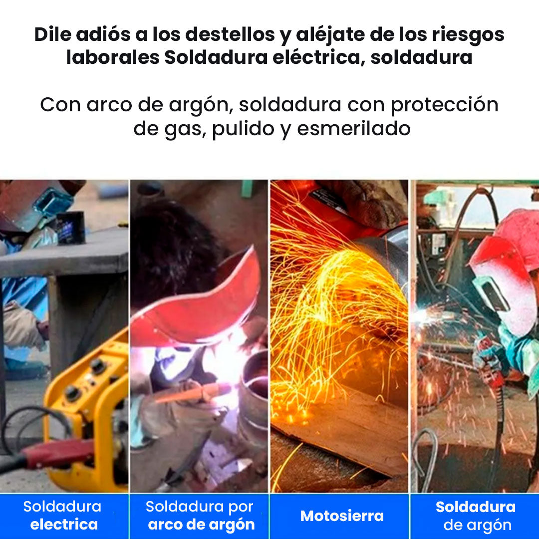 🥽Gafas para Soldar PRO – Protección Inteligente con Oscurecimiento Instantáneo
