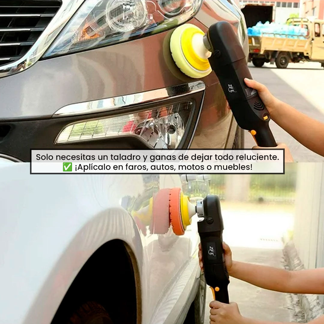 Kit de Almohadillas para Pulido – 11 Piezas para Coche, Moto y Más🚗🏍️