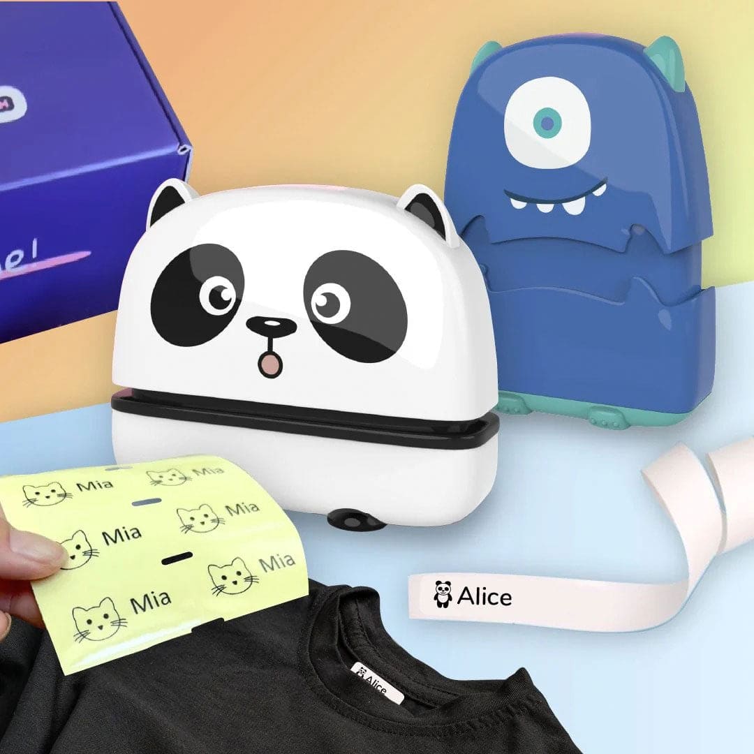 Sello Personalizado🐼✨ Todo marcado, nada perdido. Personaliza útiles, ropa y más con su animalito favorito.