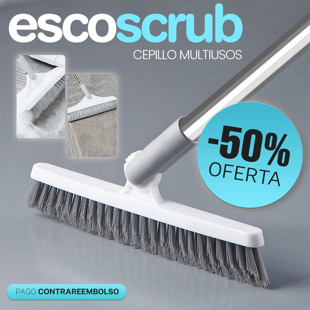 ⚡BrushPro 360 – Escoba Multifuncional con Cerdas Extra Duras y Goma Barreagua🧹