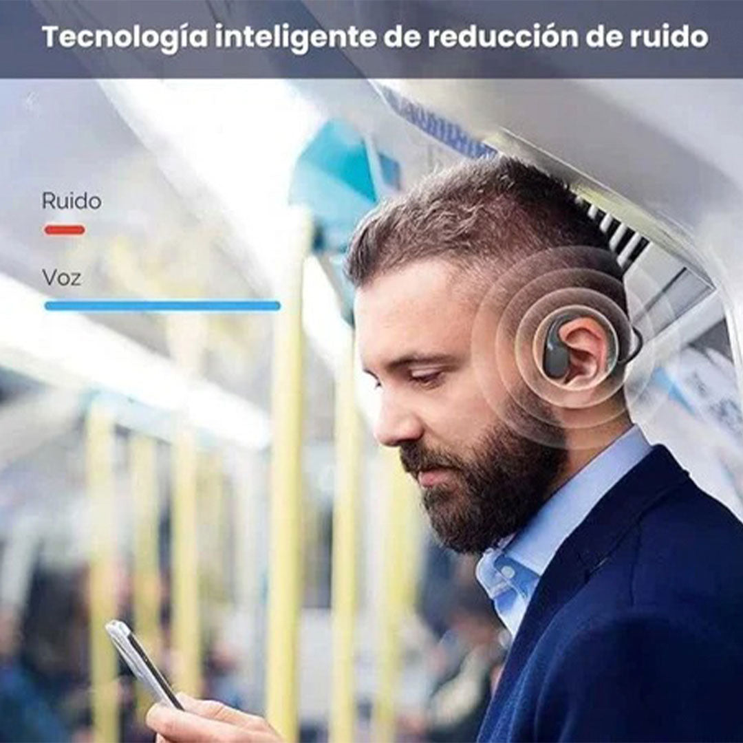 🦻🤩AUDIFONOS DE CONDUCCIÓN OSEA: Sin cables, sin molestias y sin perder el contacto con el entorno.