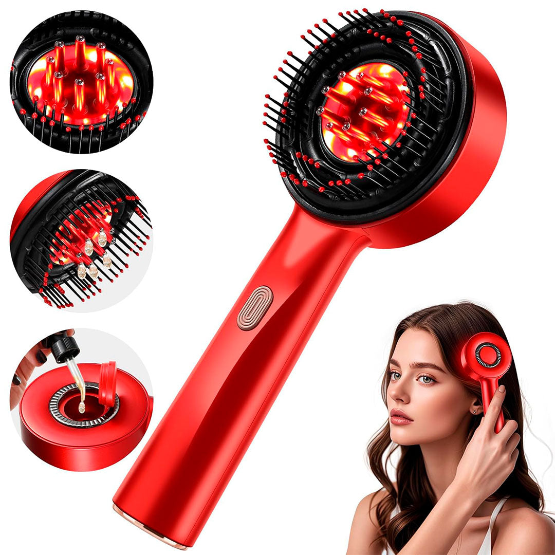 🥰✔️Cepillo Infrarojo Anti-caida capilar: Cuida tu cabello, hazlo crecer como nunca