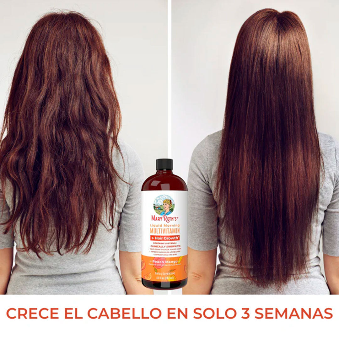 Multivitamínico Mary Ruth: Piel Radiante, Uñas y Cabello Fuertes ✨🧡