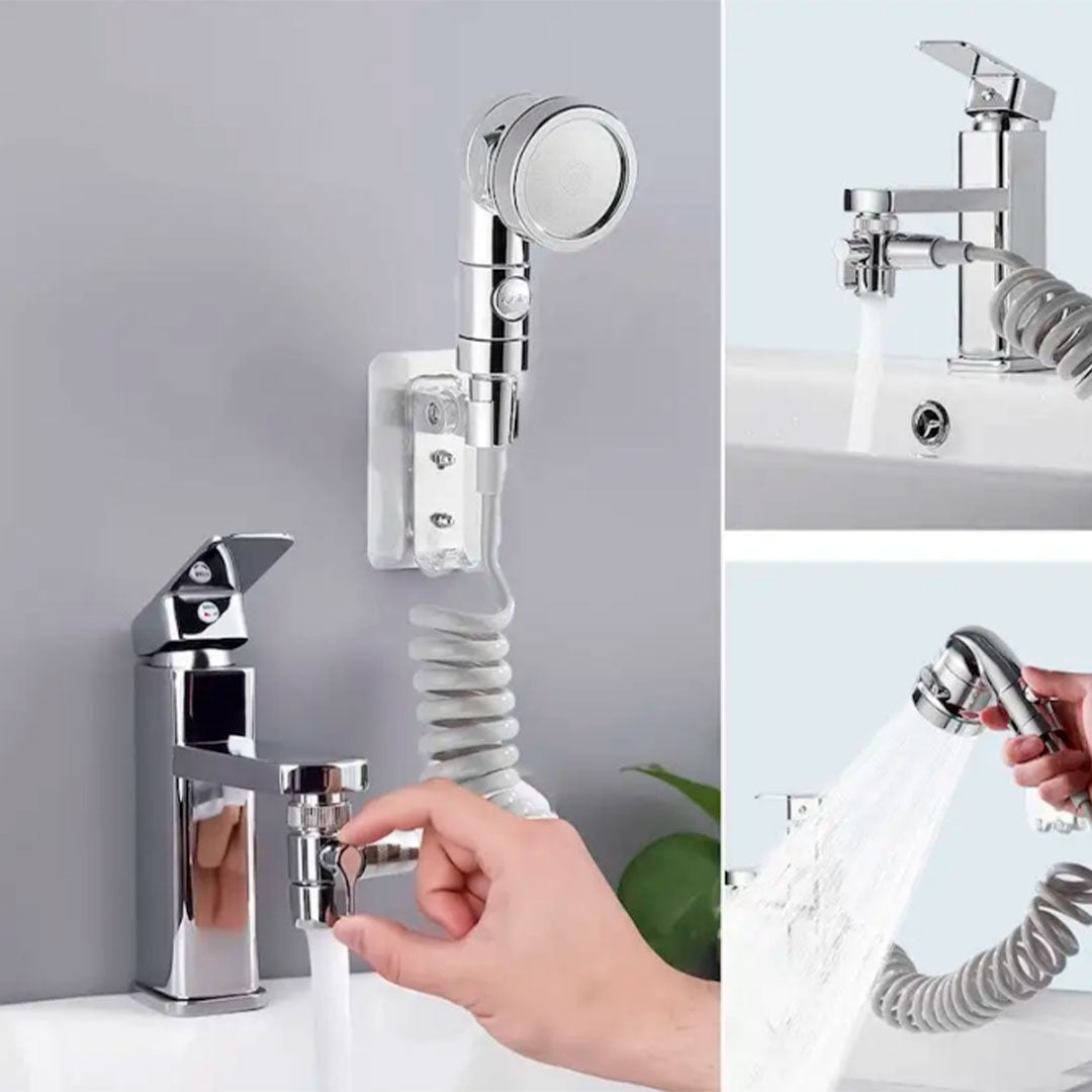 Cabezal Extensible con Manguera: Ducha, Lavamanos y Fregadero🚿💧