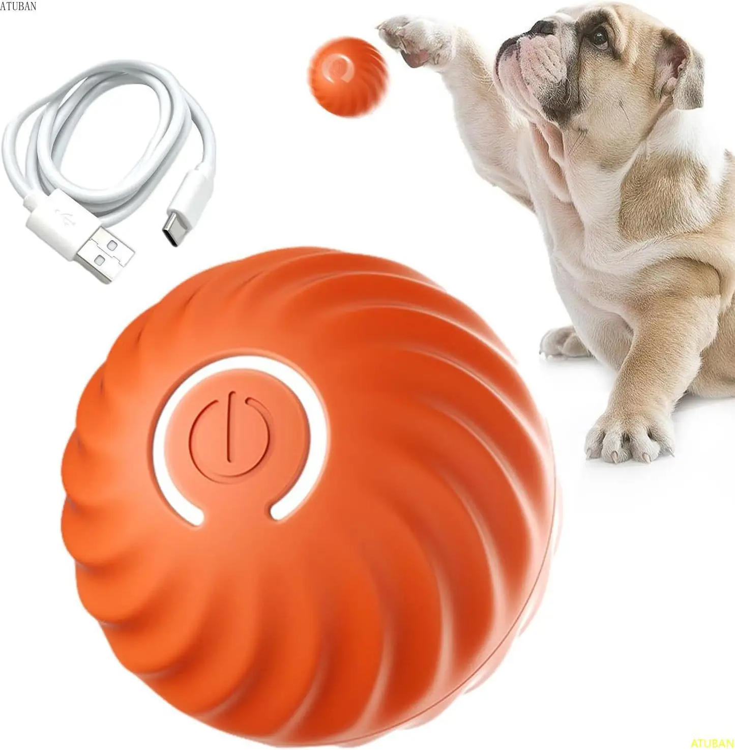 Pelota Inteligente para mascotas recargable 2X1