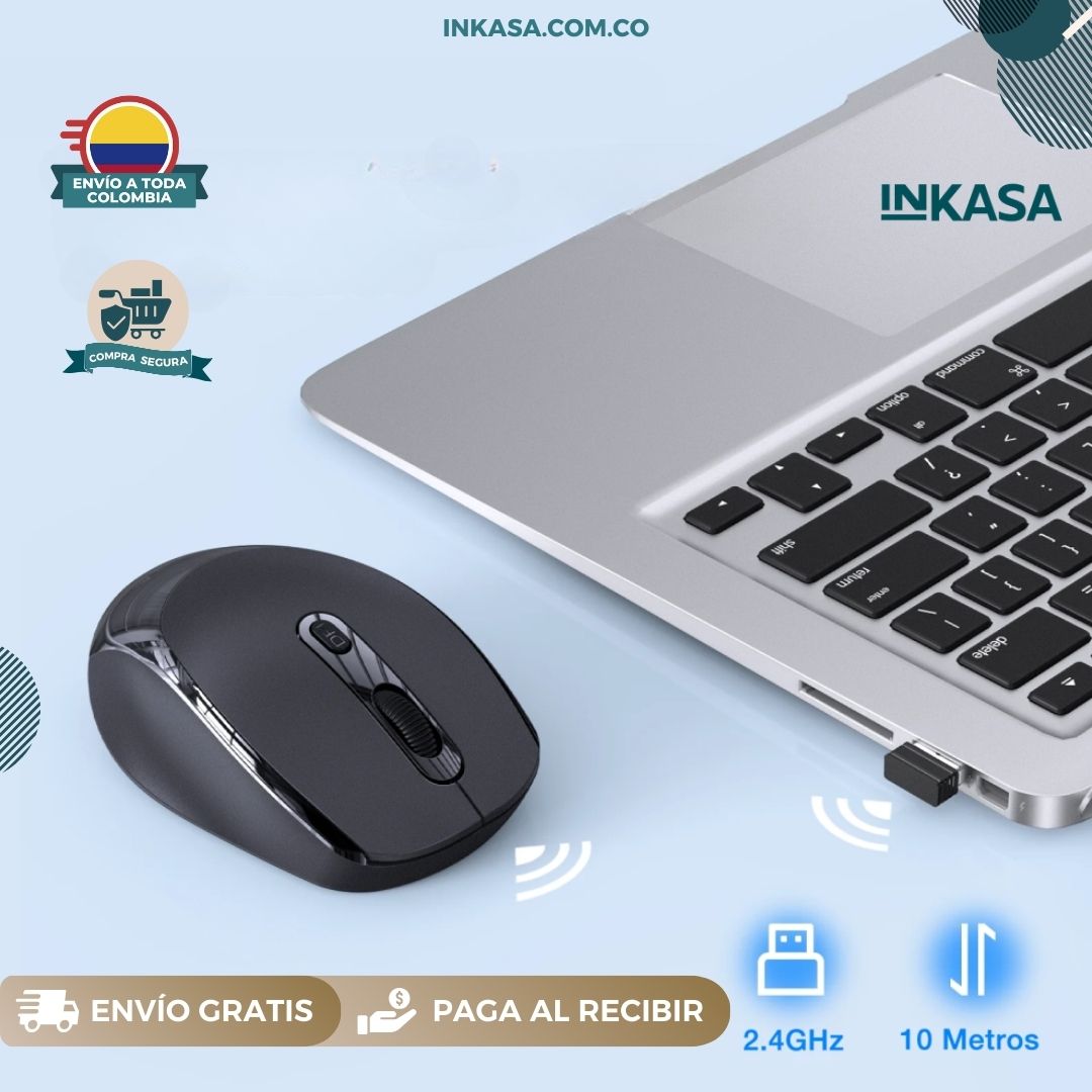 Mouse Inalámbrico Receptor Usb Rat 1Hora