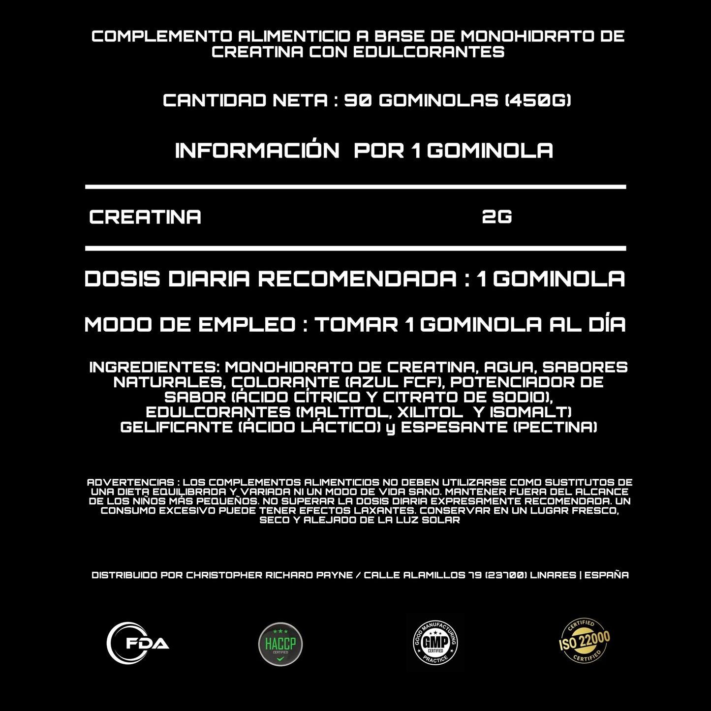 GymFlow - Gominolas de Creatina Monohidratada💯💪