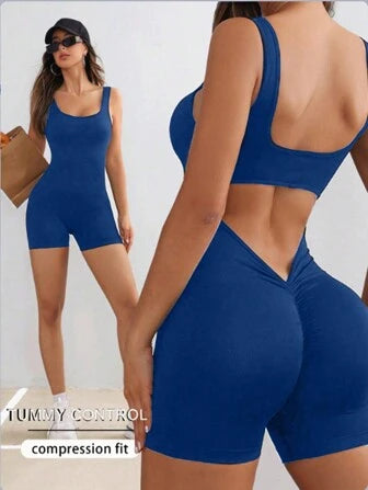 Enterizo corto manga siza push up
