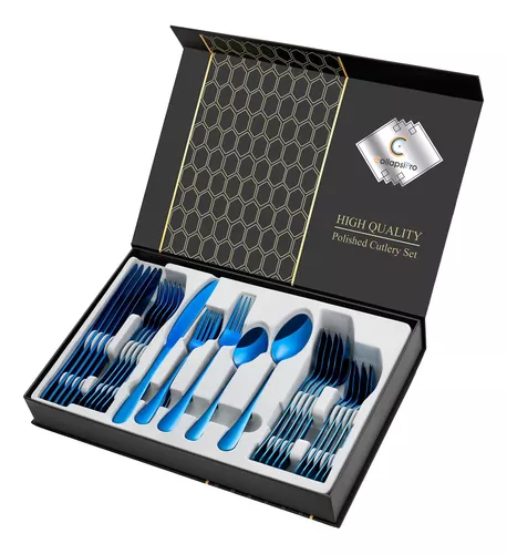 Set de 24 cubiertos con estuche
