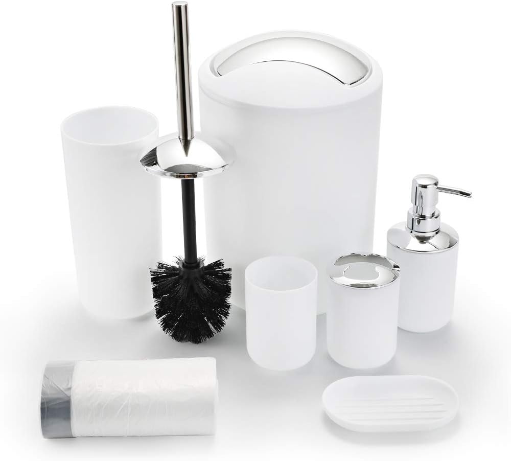 Accesorios para baño x 6 unds