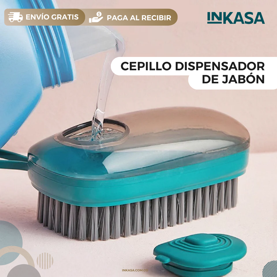 Cepillo Dispensador de Jabón (Paga 1 Lleva 2)
