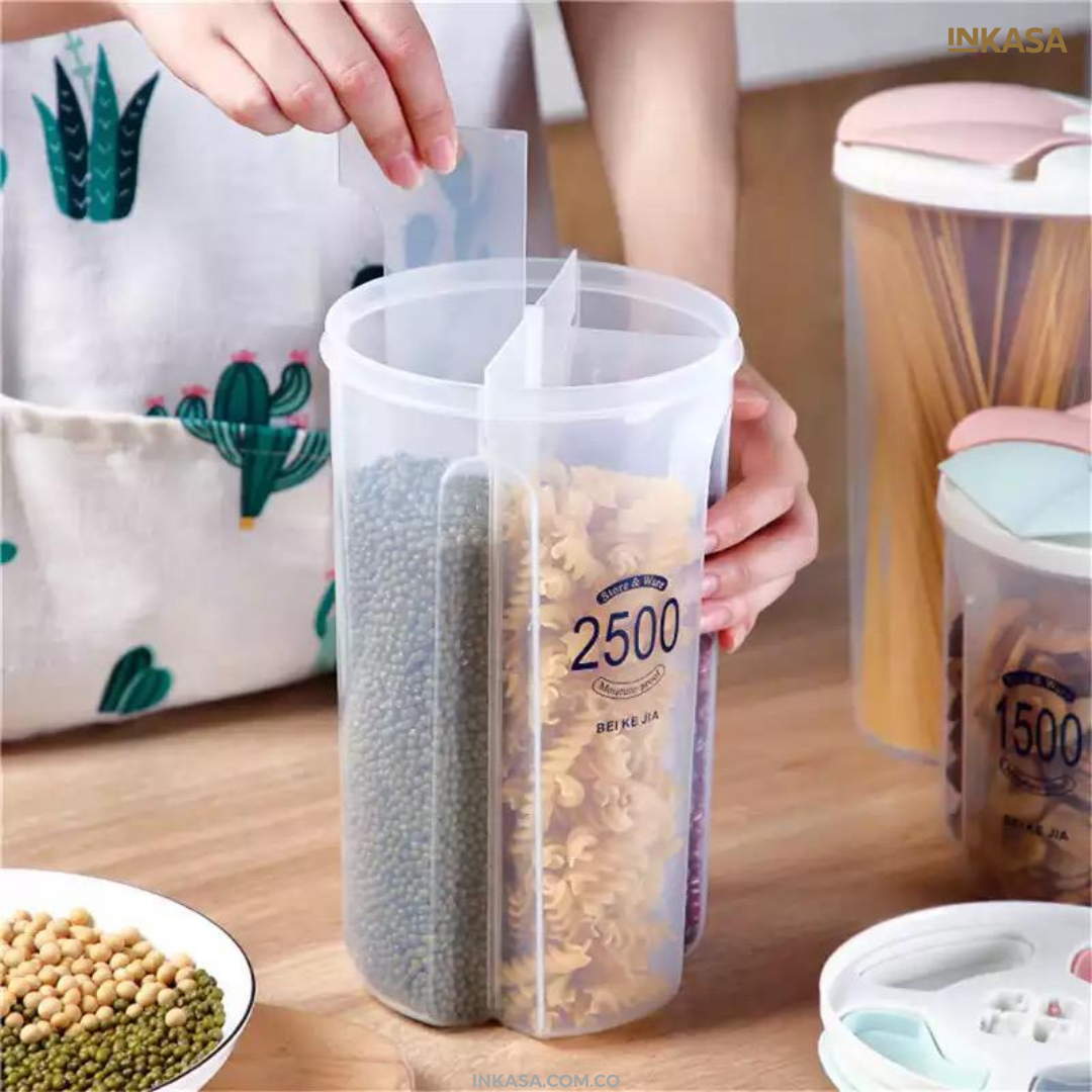 Dispensador De Cereales 4 Divisiones