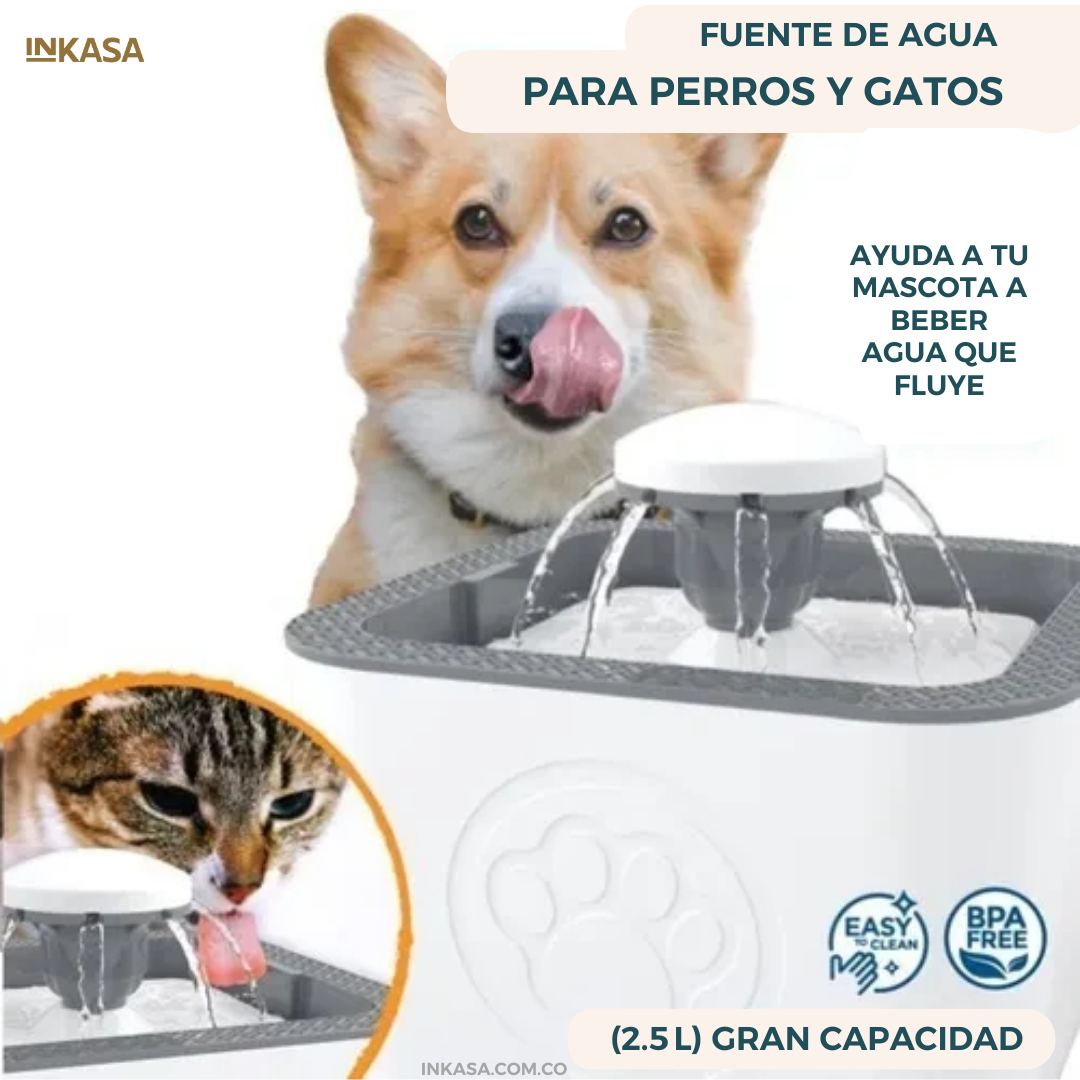 Fuente De Agua Para Mascotas