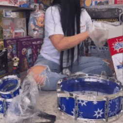 Bateria Musical Infantil 3 Tambores