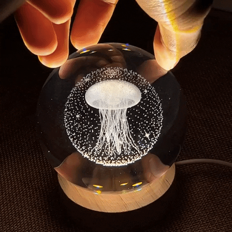Esfera De Luces En Cristal